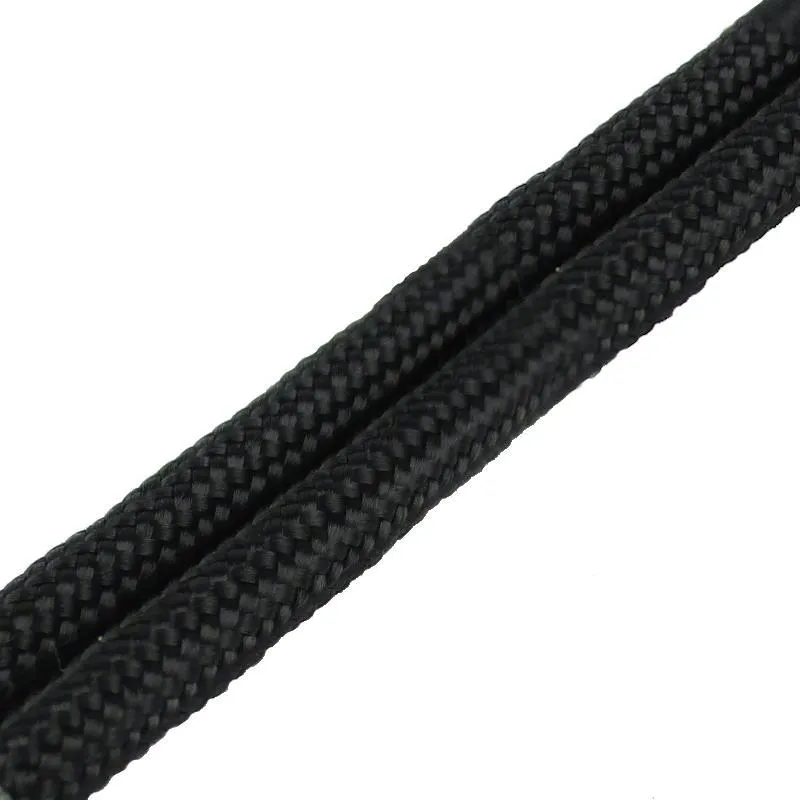 Paracord Boot Laces Black 182cm