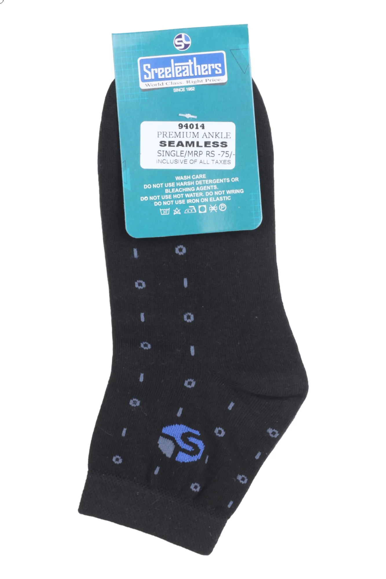 Premium Formal ankle Seamless socks  94014 (SET OF 1)