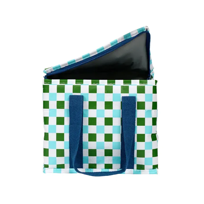 Project Ten - Mini Insulated Tote - Checkers