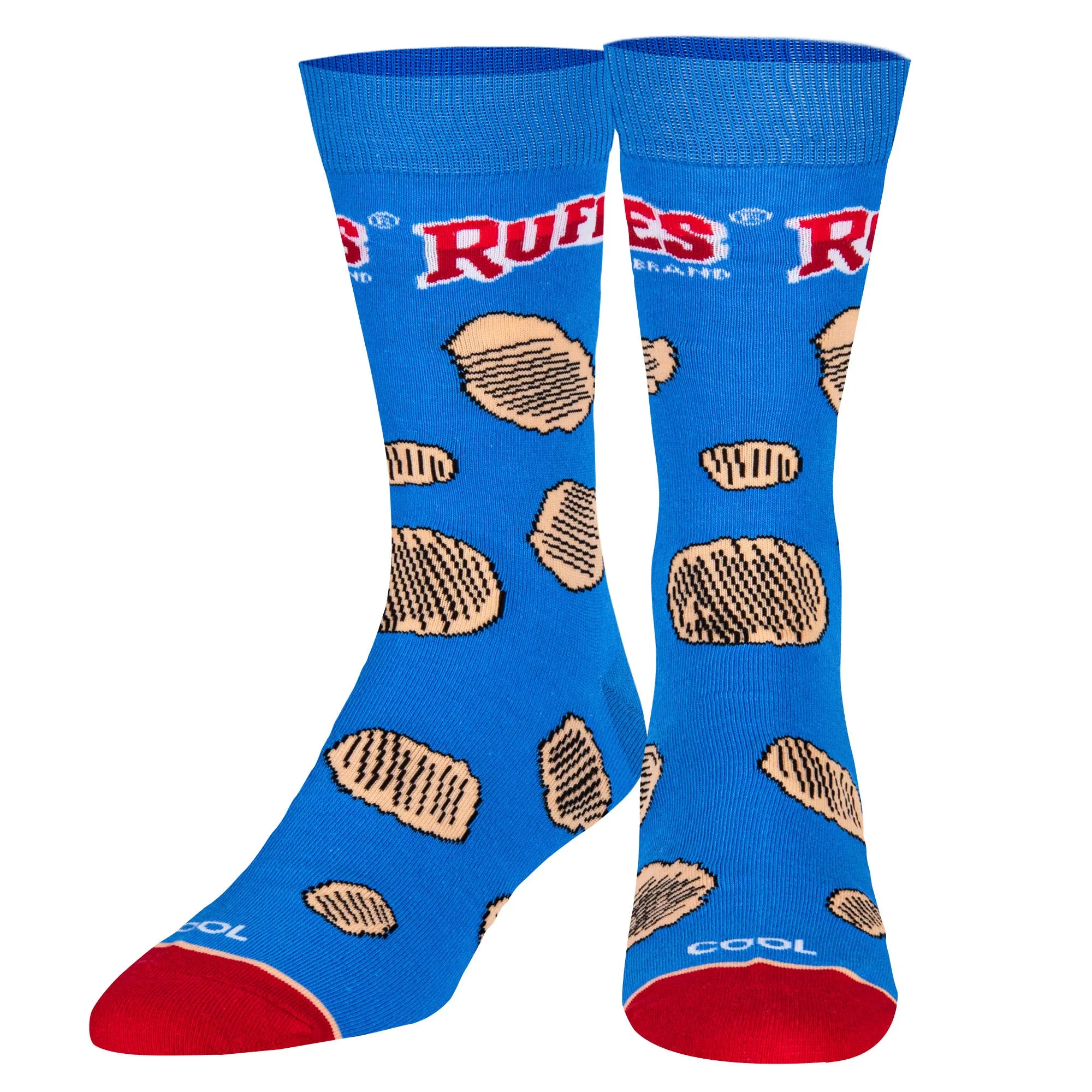 Ruffles Chips - Mens Crew Folded - Cool Socks