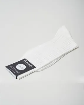 Sock | Danvers | White | Fil d'Ecosse