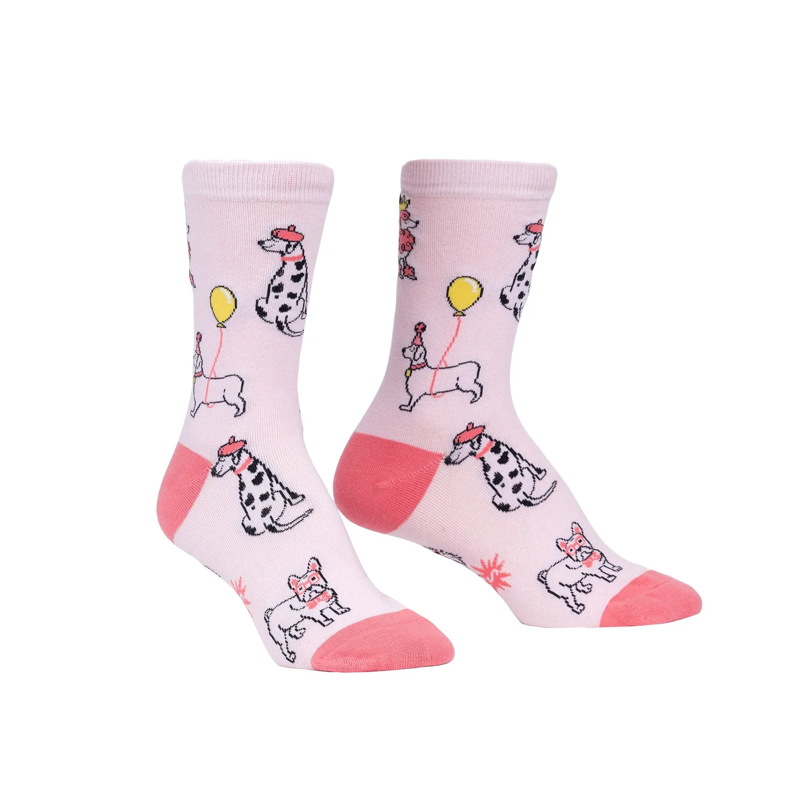 Sock it to Me Dog Nouveau Womens Crew Socks