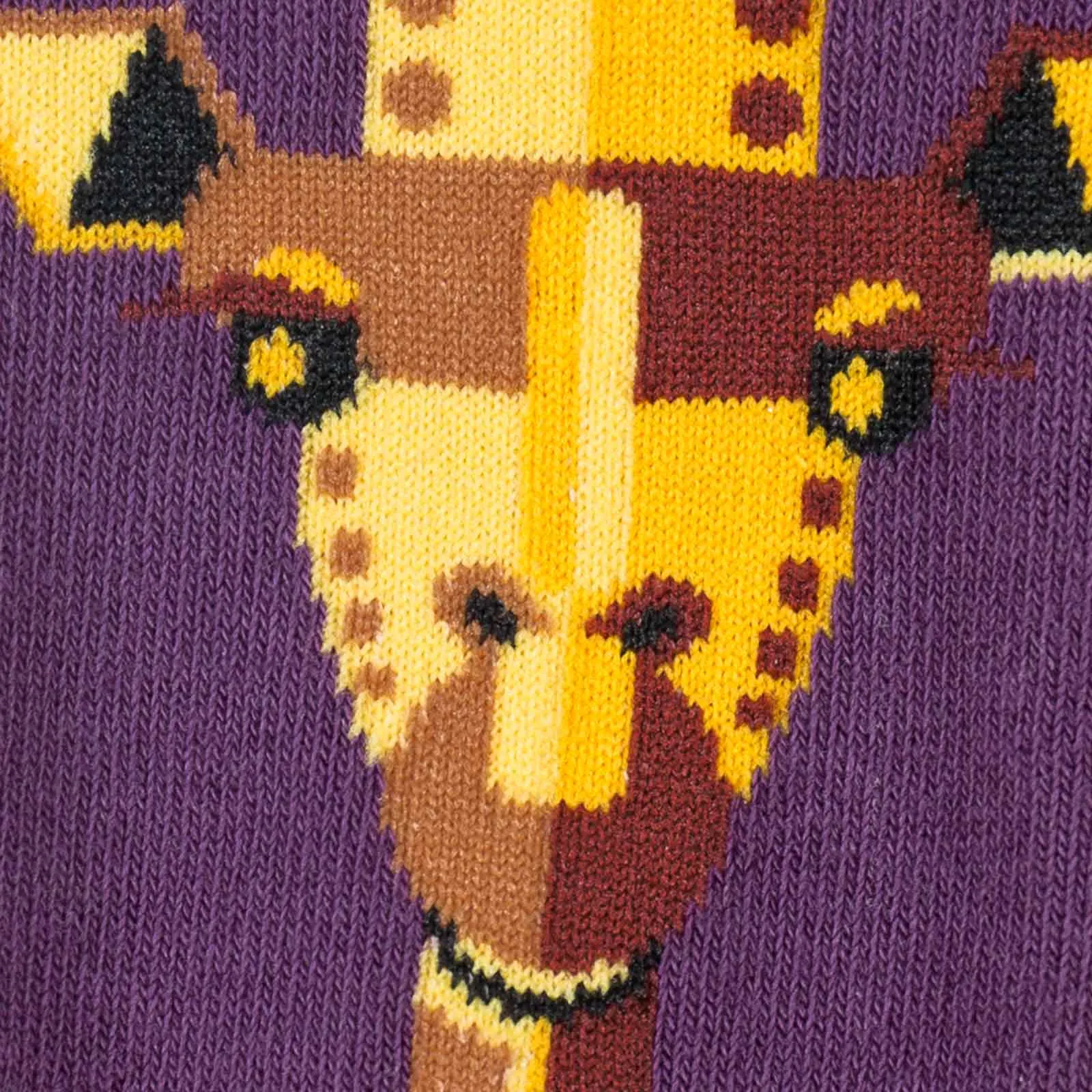 Sock It To Me Kids Knee High Socks - Geo-raffe (7-10 Years Old)