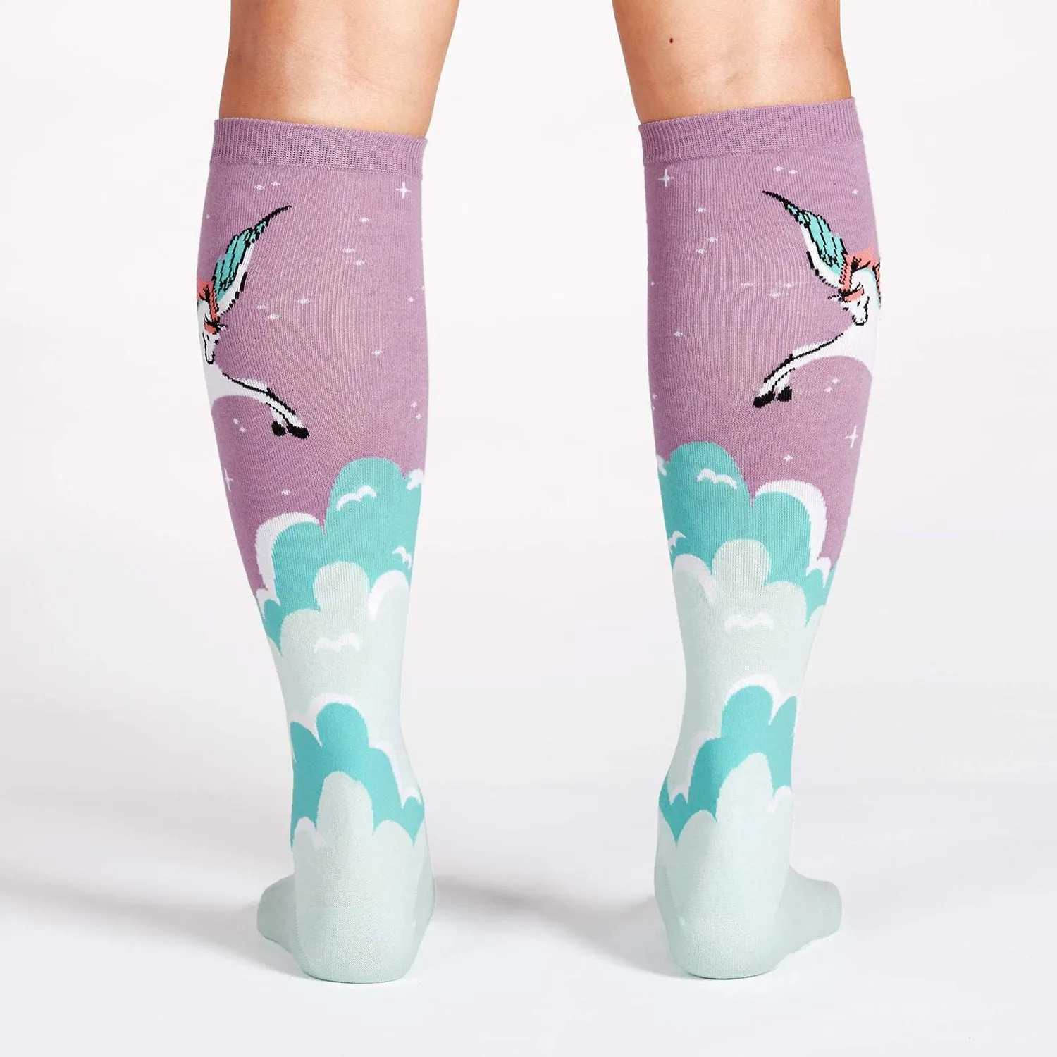 Sock It To Me Women's Knee High Socks - Winged Warrior