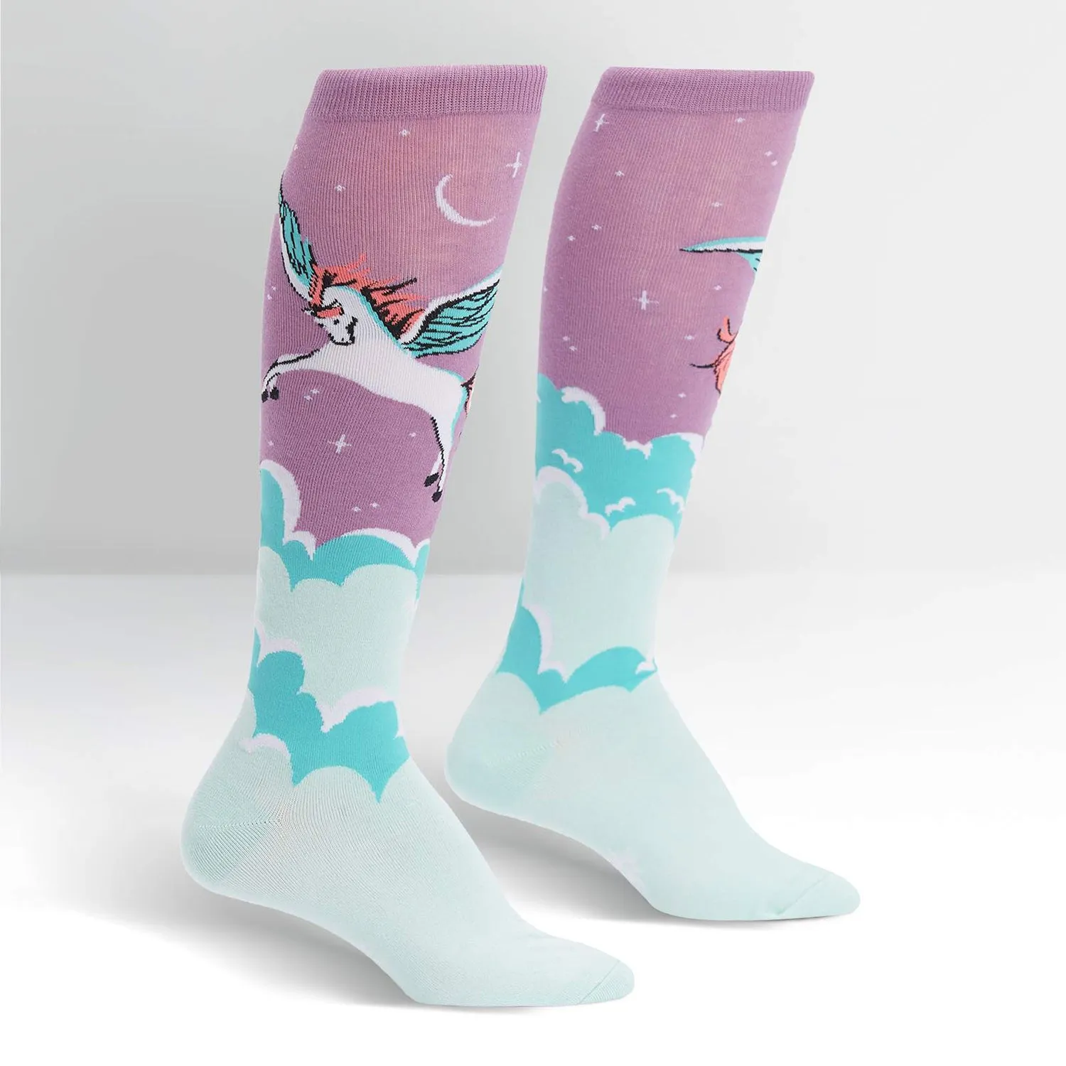 Sock It To Me Women's Knee High Socks - Winged Warrior