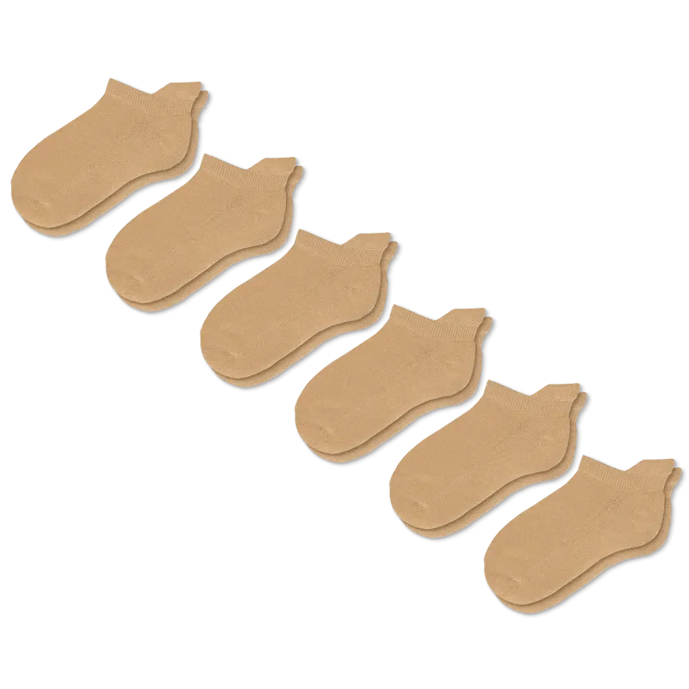 Tan Ankle Socks