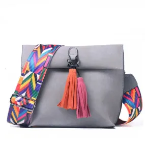 Tassel Decor Crossbody Bag