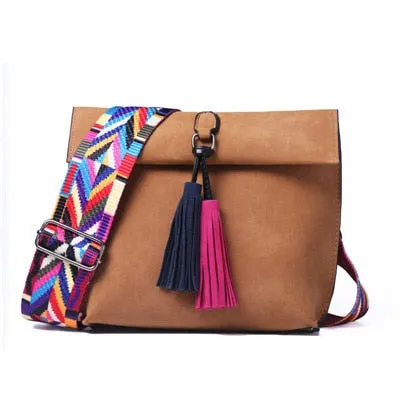 Tassel Decor Crossbody Bag