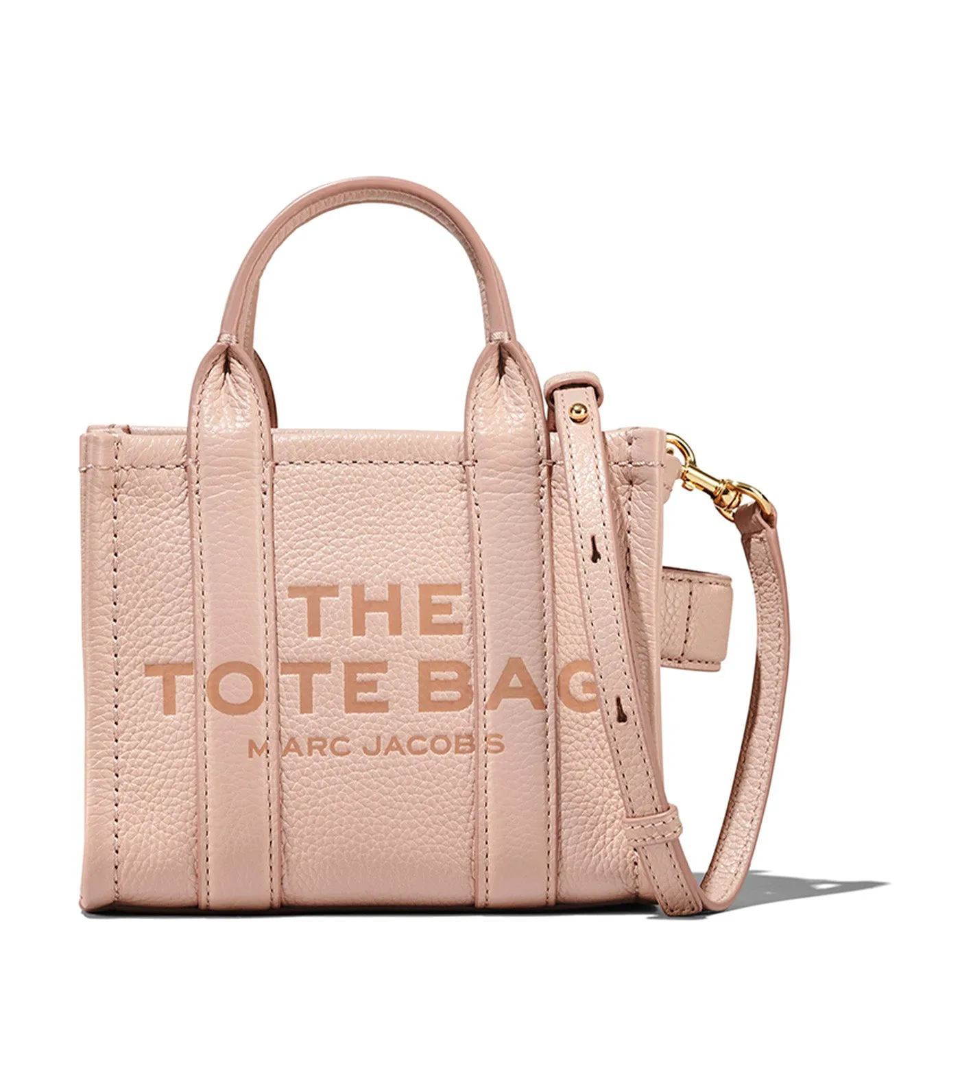 The Leather Crossbody Tote Bag Rose