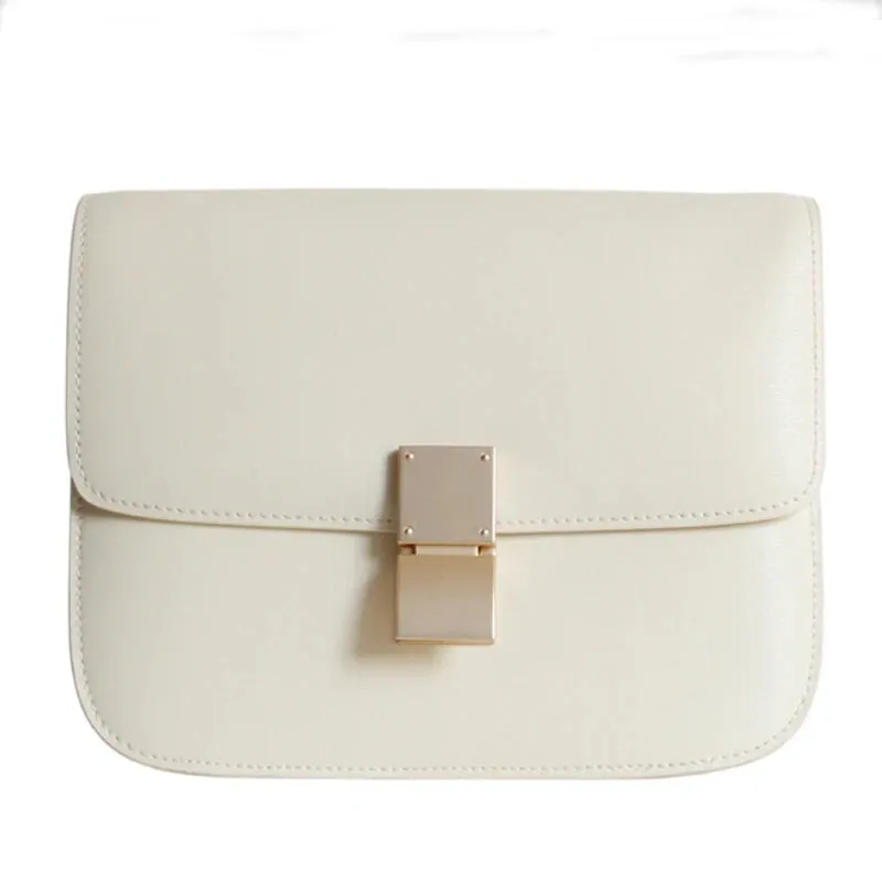 Tofu Purse Crossbody Genuine Leather Bags