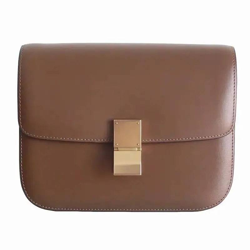 Tofu Purse Crossbody Genuine Leather Bags