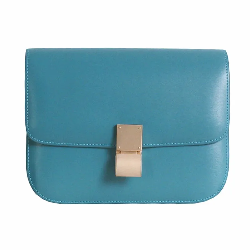 Tofu Purse Crossbody Genuine Leather Bags