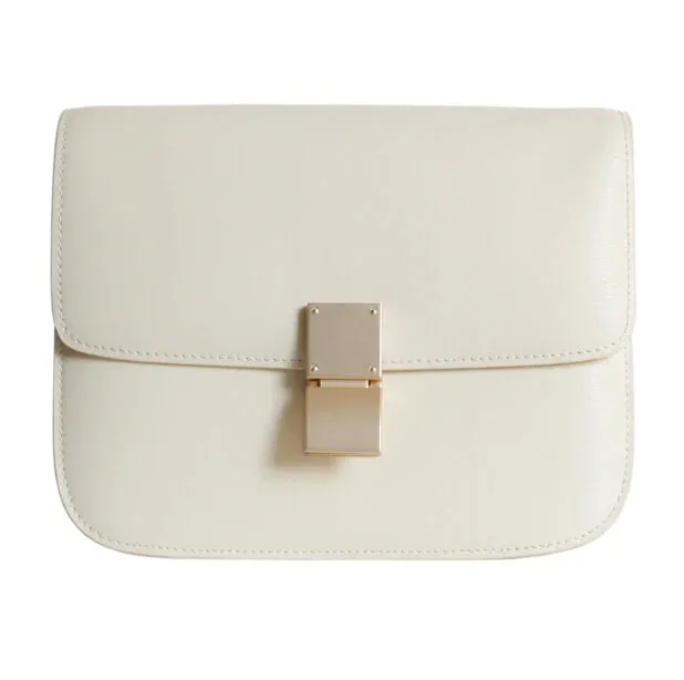 Tofu Purse Crossbody Genuine Leather Bags