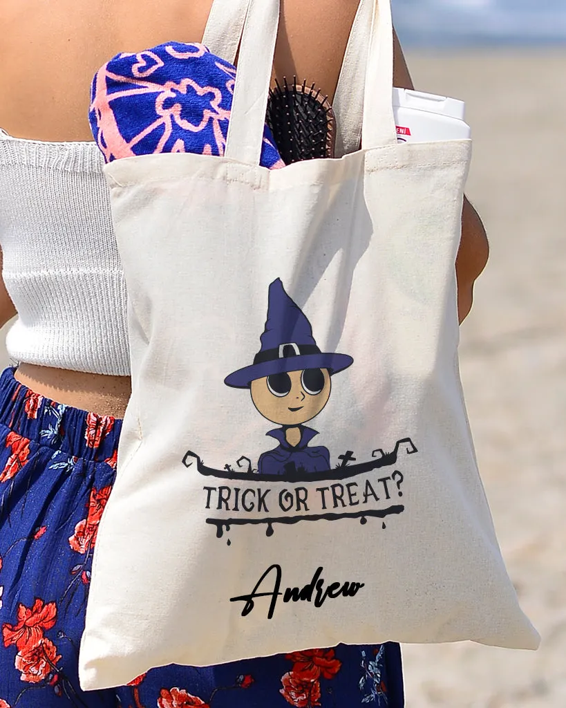 Witch Trick or Treat? - Halloween Tote Bags