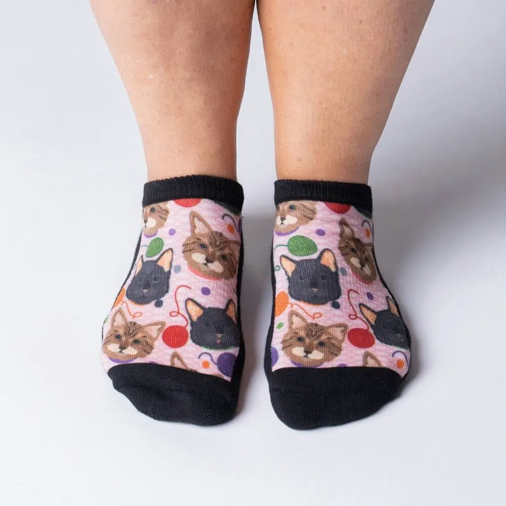 Yarn Cats Ankle Socks